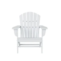 WestinTrends Adirondack Chair with Footrest Ottoman Set (Set of 2)