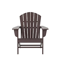 WestinTrends Adirondack Chair with Footrest Ottoman Set (Set of 2)