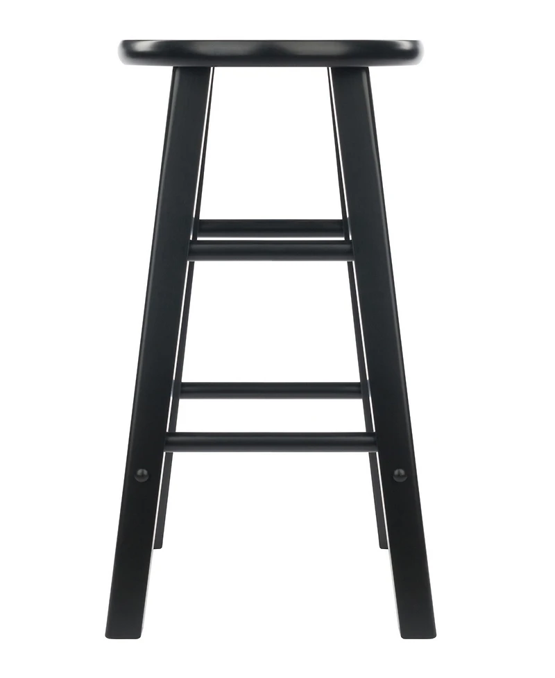 Winsome Element 2-Piece Wood Counter Stool Set