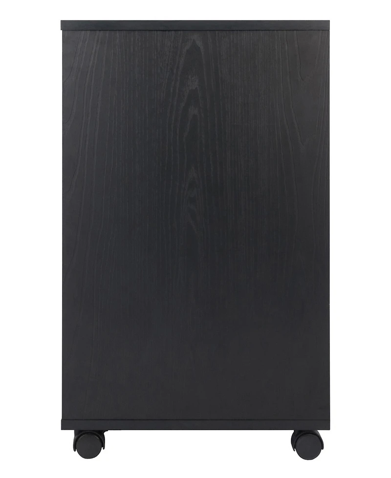 Winsome Halifax 26.3" Wood 3-Small 2-Wide Drawers Storage Cabinet