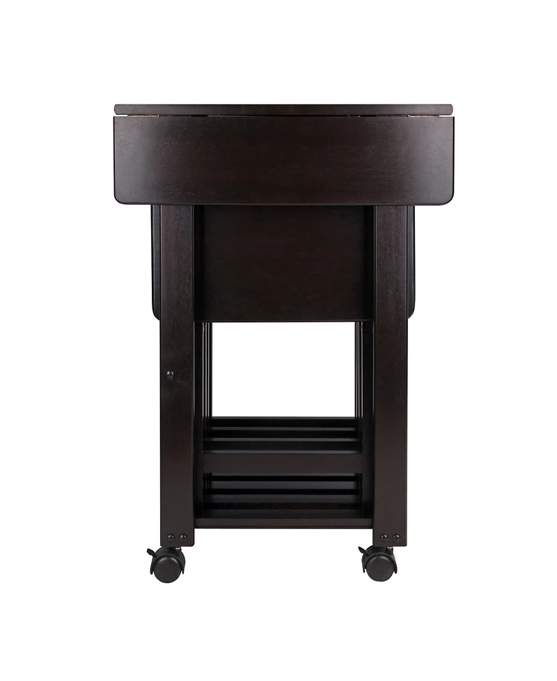 Winsome Sophia 5-Piece Wood Drop Leaf Top Snack Table Set