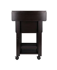 Winsome Sophia 5-Piece Wood Drop Leaf Top Snack Table Set