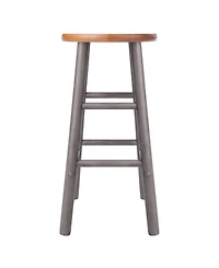 Winsome Huxton 2-Piece Wood Counter Stool Set