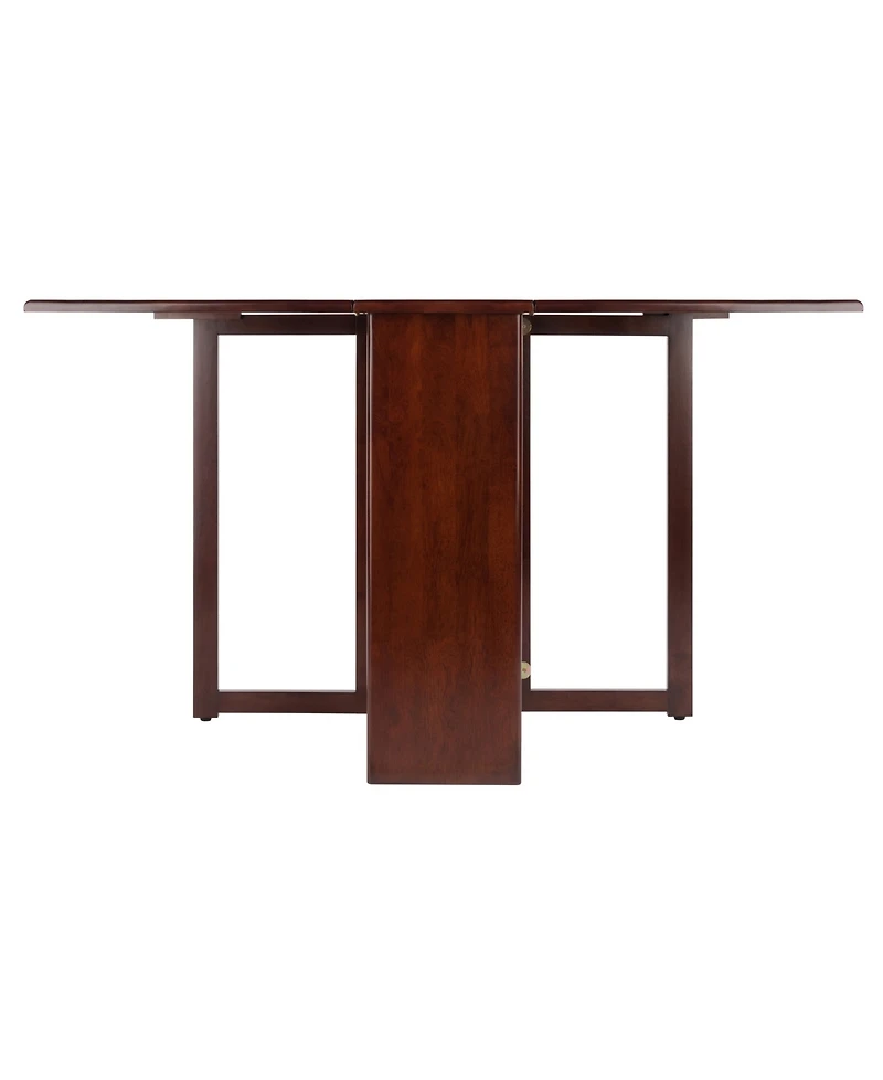 Winsome Clara 29.53" Wood Double Drop Leaf Dining Table