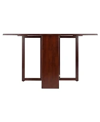 Winsome Clara 29.53" Wood Double Drop Leaf Dining Table
