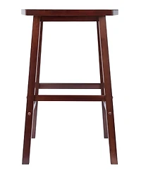 Winsome Katashi 28.62" Wood Fan Shape Bar Stool