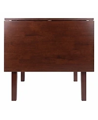 Winsome Perrone 29.13" Wood Drop Leaf Dining Table