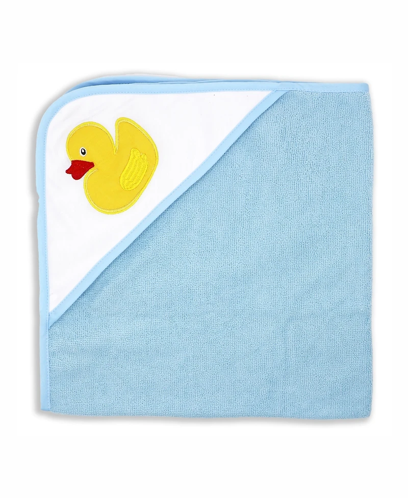 3 Stories Trading Baby Boys or Baby Girls Duck Hooded Towels, Pack of 2