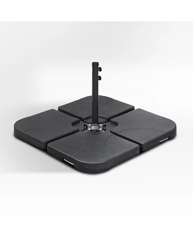 4-Piece set Universal Standard Fillable Umbrella Cross Base Weight