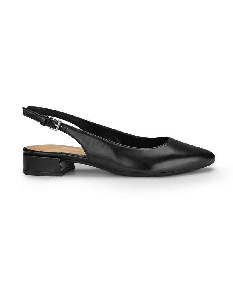 Easy Spirit Women's Cassius eFlex Low Block Heel Slingback Pumps
