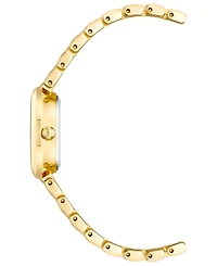 Anne Klein Gold-Tone Metal Alloy Link Bracelet Watch, 26MM