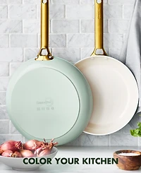 GreenPan Reserve Padova Ceramic 10" & 12" Nonstick Frypans, Set of 2
