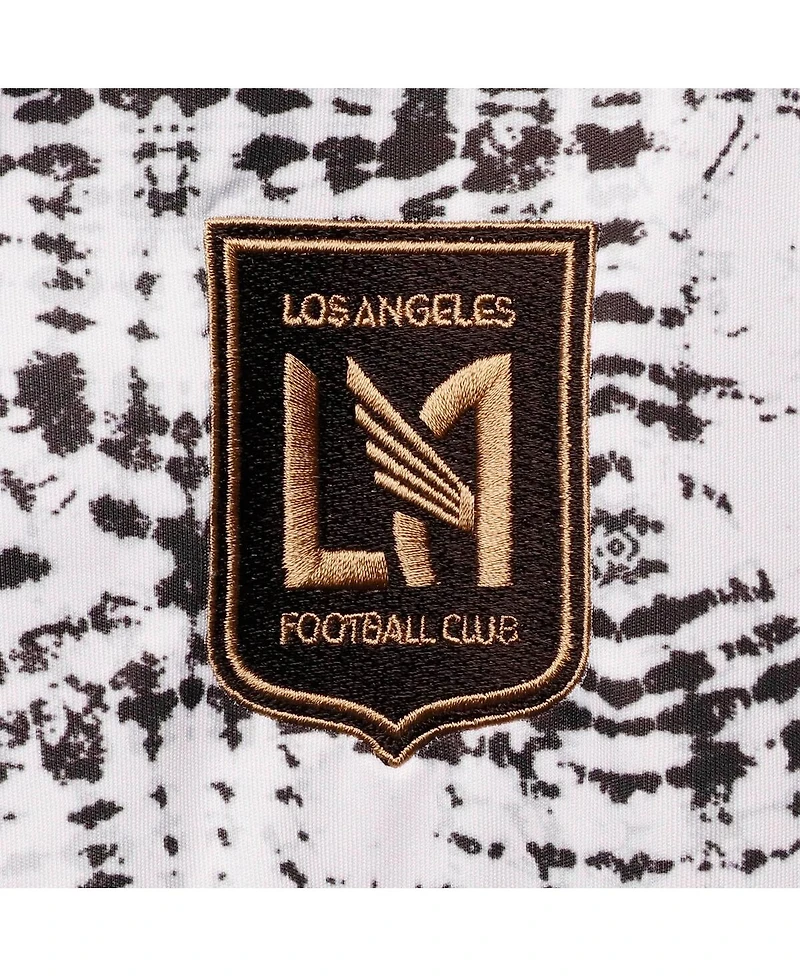 Men's Antigua Black Lafc Vivid Polo Shirt