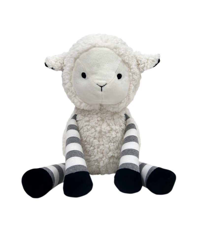 Lambs & Ivy Little Sheep White/Gray Plush Lamb Stuffed Animal Toy - Ivy