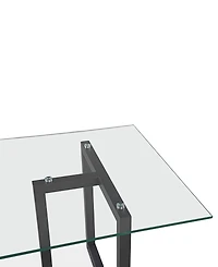 Emila Rectangular Glass Dining Table, Created for Macy's
