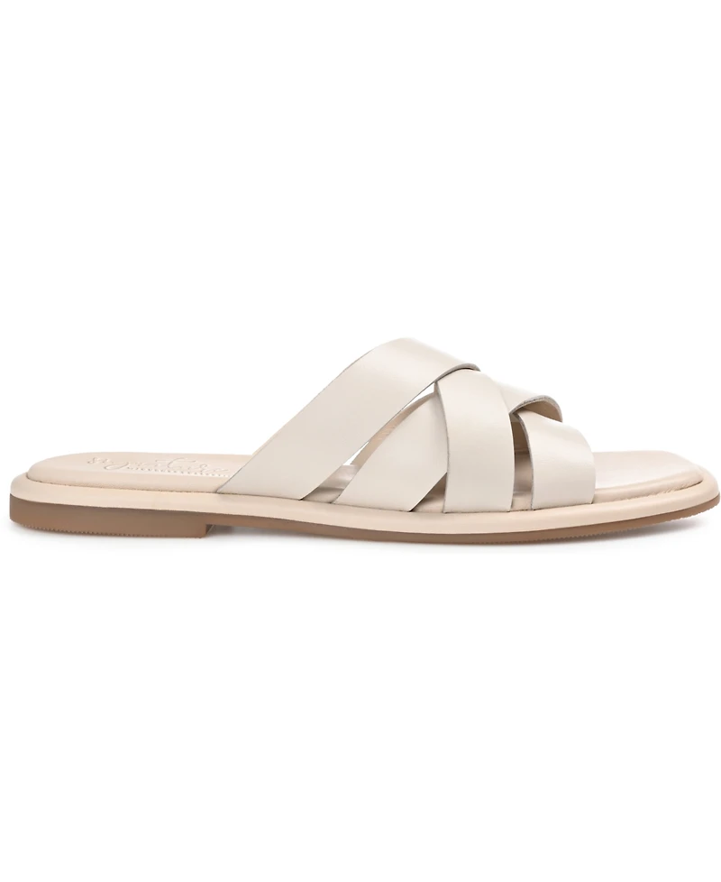 Journee Signature Women's Parkker Woven Sandals