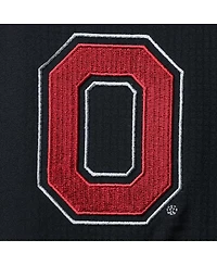 Men's Columbia Black Ohio State Buckeyes Big and Tall Tamiami Omni-Shade Button-Down Shirt