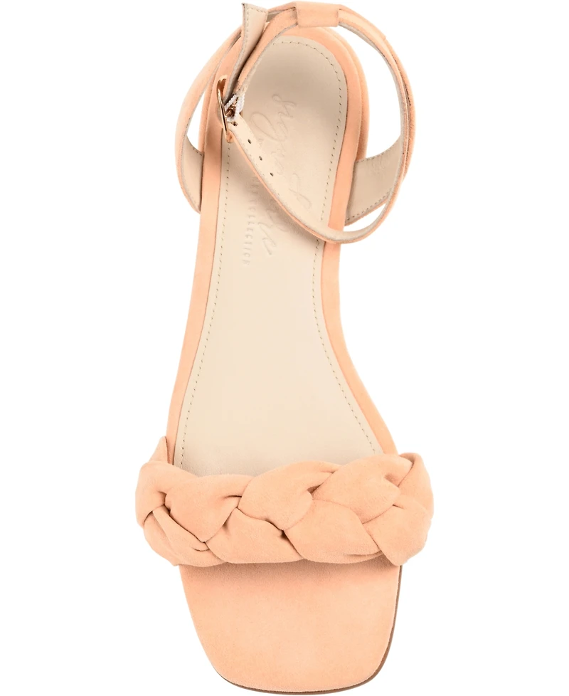 Journee Signature Women's Sellma Braided Sandals