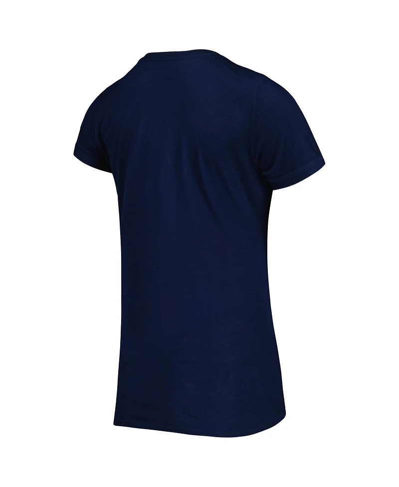 Women's Concepts Sport Navy, Red New England Patriots Badge T-shirt and Pants Sleep Set
