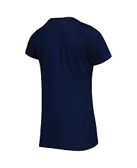 Women's Concepts Sport Navy, Red New England Patriots Badge T-shirt and Pants Sleep Set