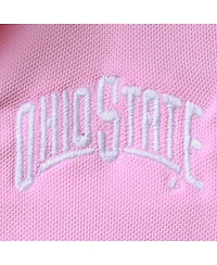 Girls Toddler Garb Pink Ohio State Buckeyes Caroline Cap Sleeve Polo Dress