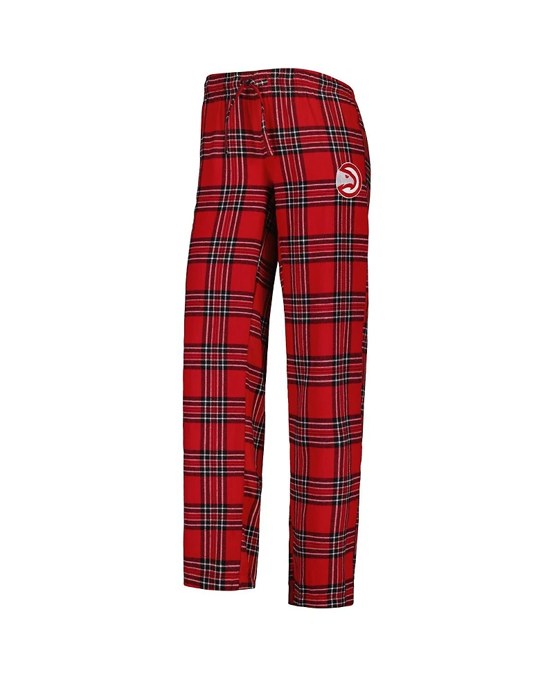 Women's Concepts Sport Red, Black Atlanta Hawks Badge T-shirt and Pajama Pants Sleep Set