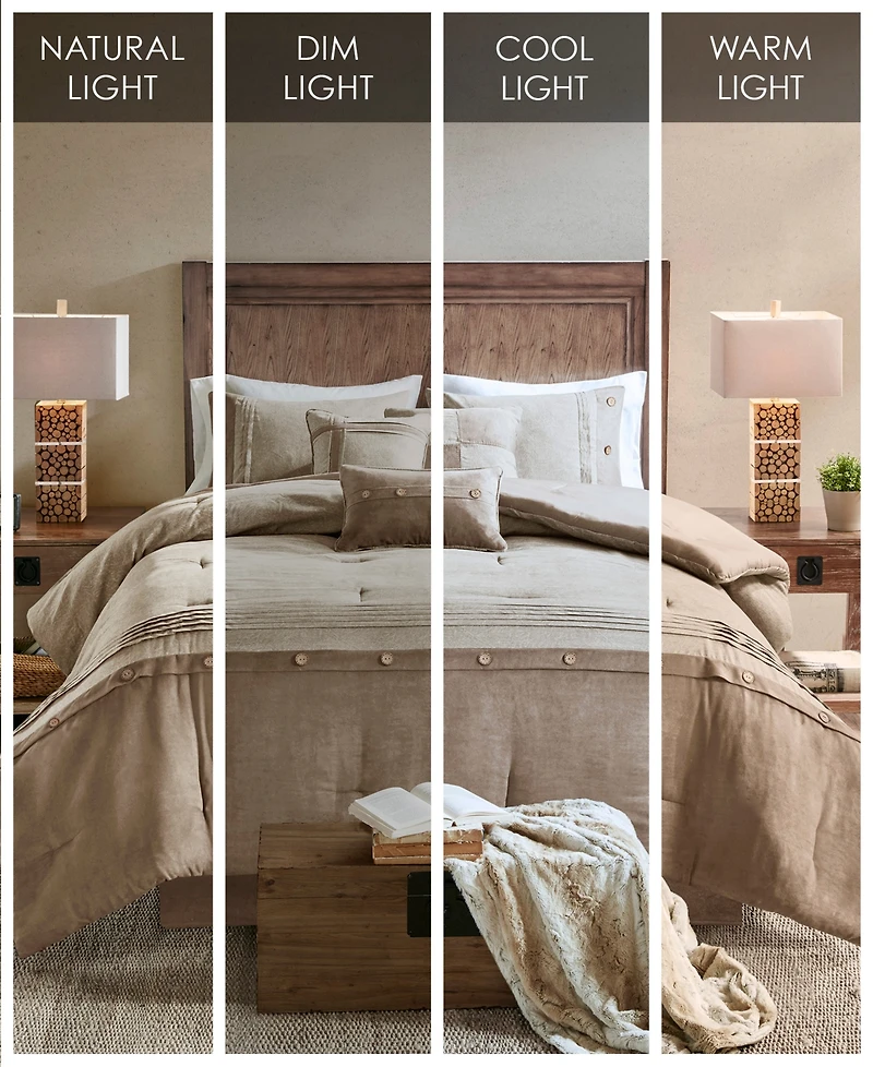 Madison Park Boone Microsuede 7-Pc. Comforter Set