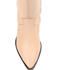 Journee Signature Women's Pryse Western Knee High Boots