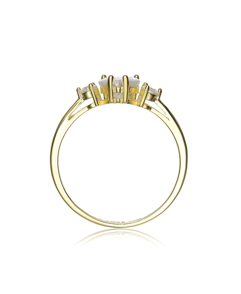 Sterling Silver Cubic Zirconia Statement Ring