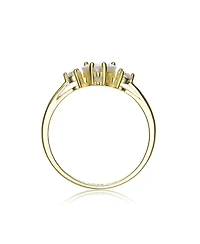 Sterling Silver Cubic Zirconia Statement Ring