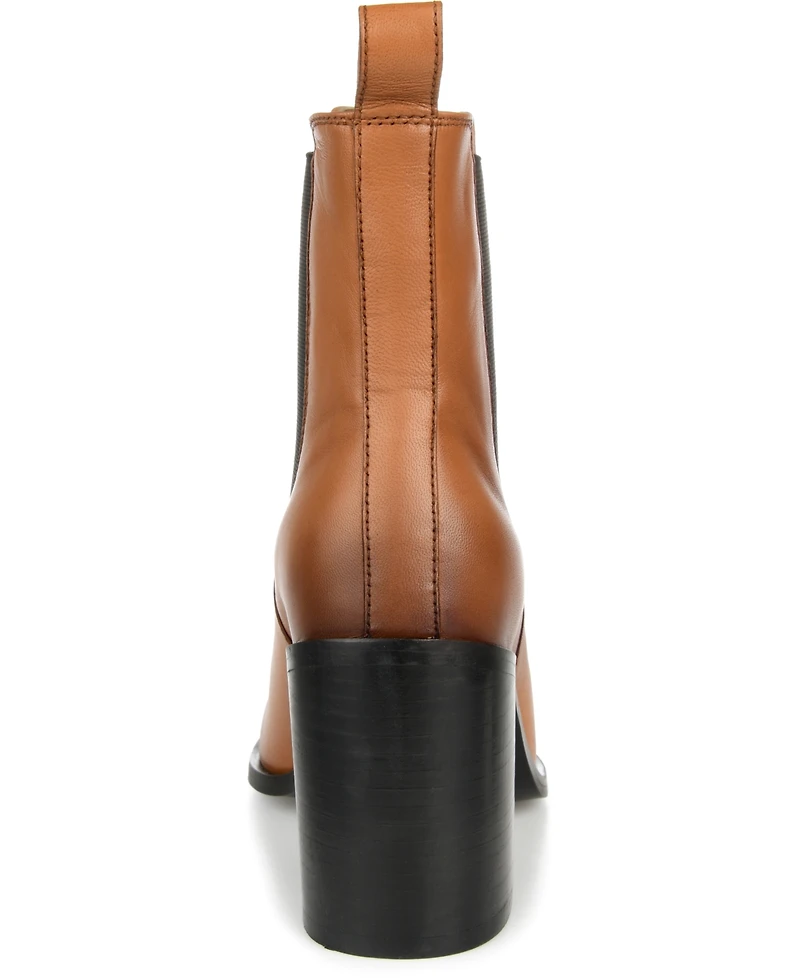 Journee Signature Women's Rowann Block Heel Chelsea Booties