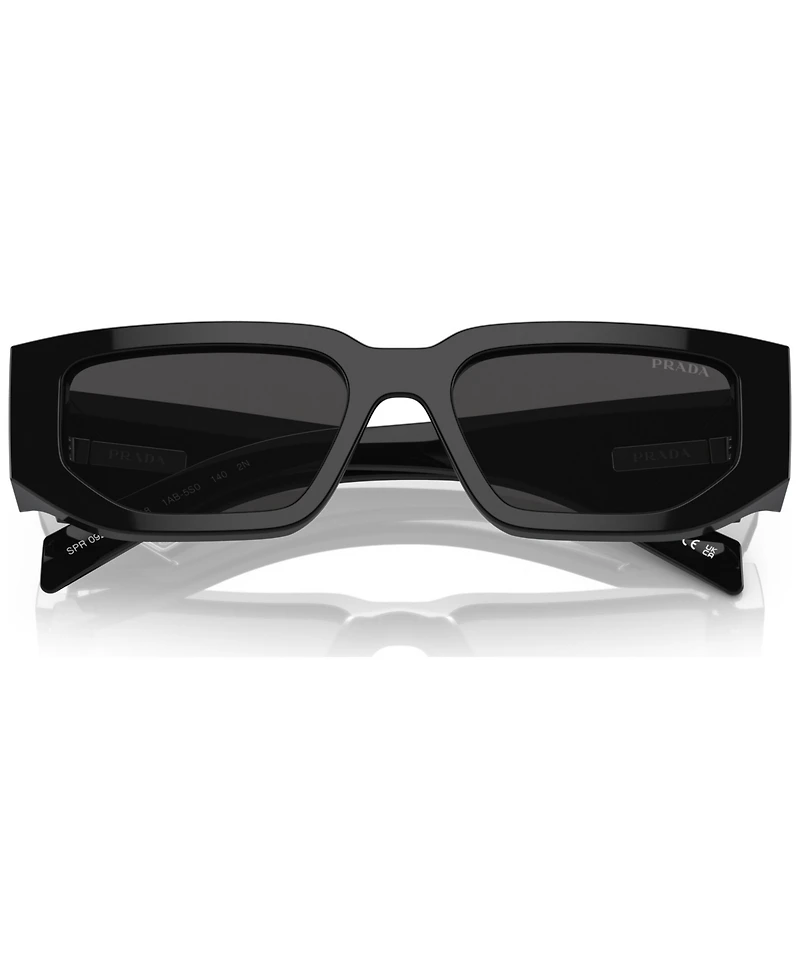 Prada Symbole Rectangular Men's Sunglasses, Pr 09ZSF