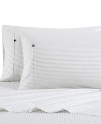 Nautica Buoy Line Cotton Percale 4-Piece Sheet Set, King
