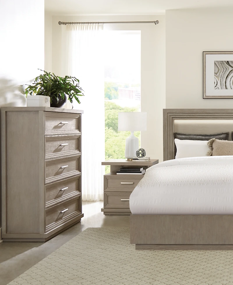Cascade 3-Pc. Bedroom Set (Queen Bed, Chest & Nightstand)