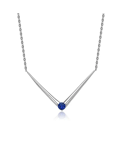 14k Yellow Gold Plated with Green Cubic Zirconia Solitaire Chevron Layering Necklace Sterling Silver