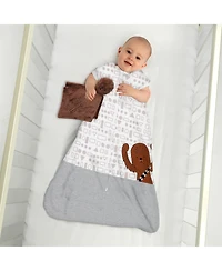 Lambs & Ivy Star Wars Chewbacca Wearable Blanket & Lovey Baby Gift Set - 2pc