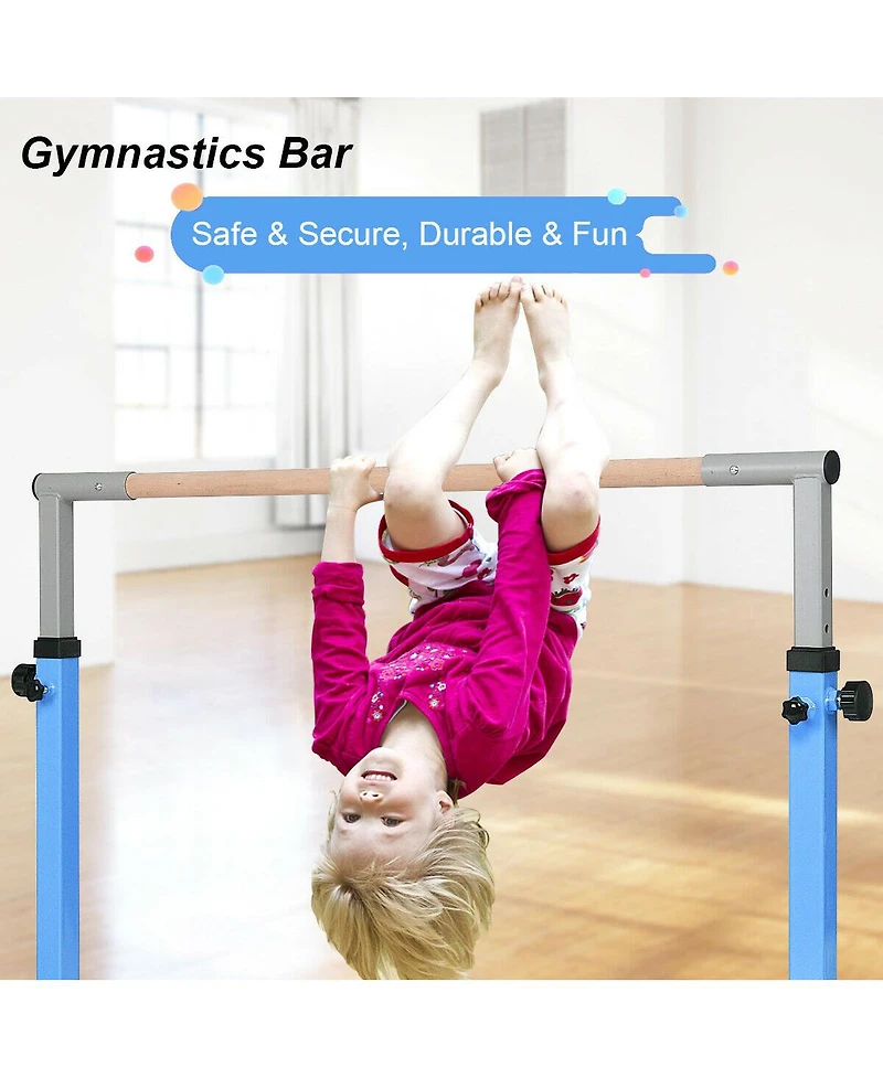 Adjustable Steel Horizontal Training Bar Gymnastics