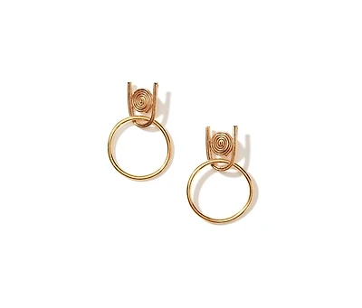 Nectar Nectar New York Link Hoop Earrings