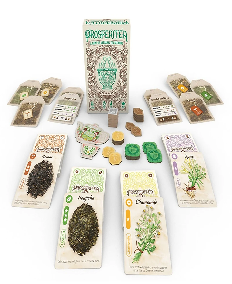 Mentha Games Prosperitea A Game of Artisinal Tea Blending Competition Game