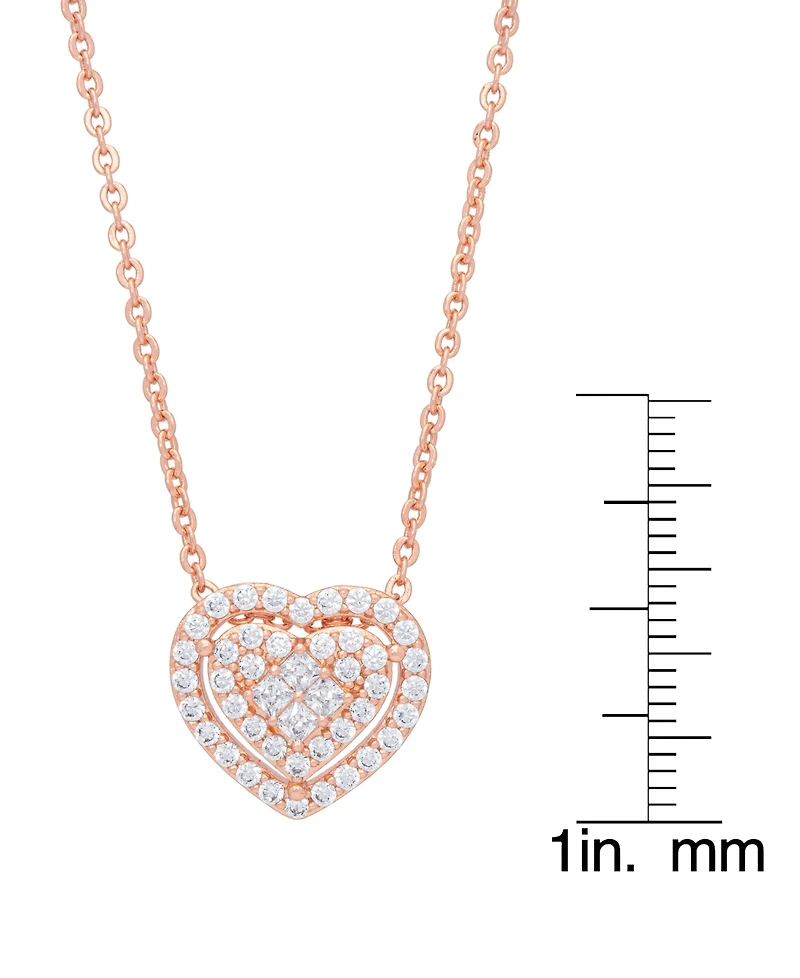 Macy's Cubic Zirconia Heart Pendant