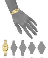 Anne Klein Women's Octagon Gold-Tone Stainless Steel Watch, 35mm