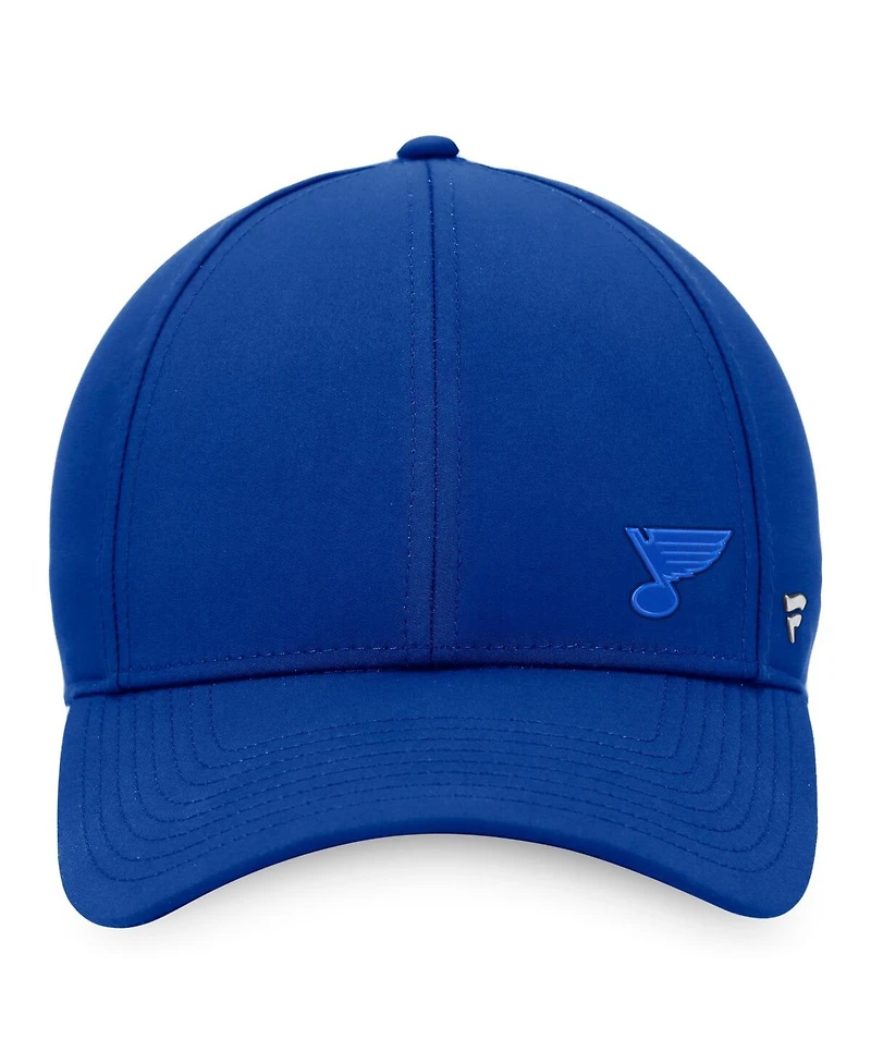 Women's Fanatics Royal St. Louis Blues Authentic Pro Road Structured Adjustable Hat