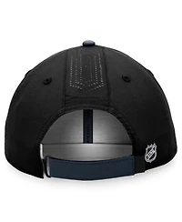 Men's Fanatics Black Vegas Golden Knights Authentic Pro Rink Pinnacle Adjustable Hat