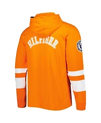Men's Tommy Hilfiger Orange, White Denver Broncos Alex Long Sleeve Hoodie T-shirt