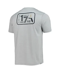 Men's Puma Heathered Gray The Players Cloudspun T-shirt