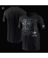 Men's Nike Black New Orleans Saints Rflctv T-shirt