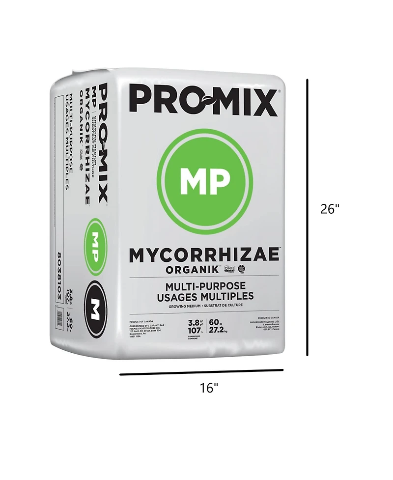 Premier Horticulture Inc Premeir Horticulture Pro-mix Mp Mycorrhizae, Growing Medium 3.8 Cf