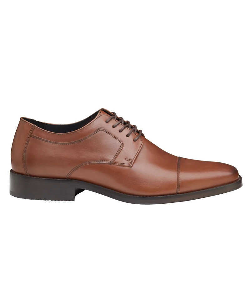 Johnston & Murphy Men's Novick Cap Toe Lace Up Oxford Shoes