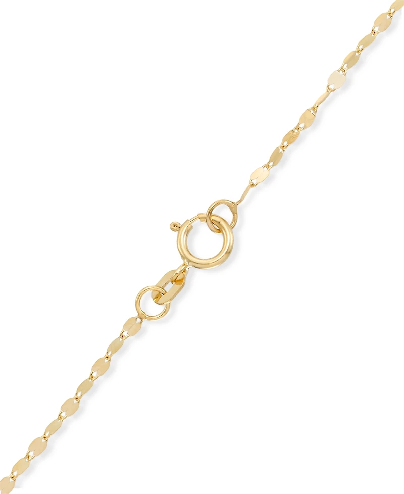 Butterfly Openwork 18" Pendant Necklace in 10k Gold