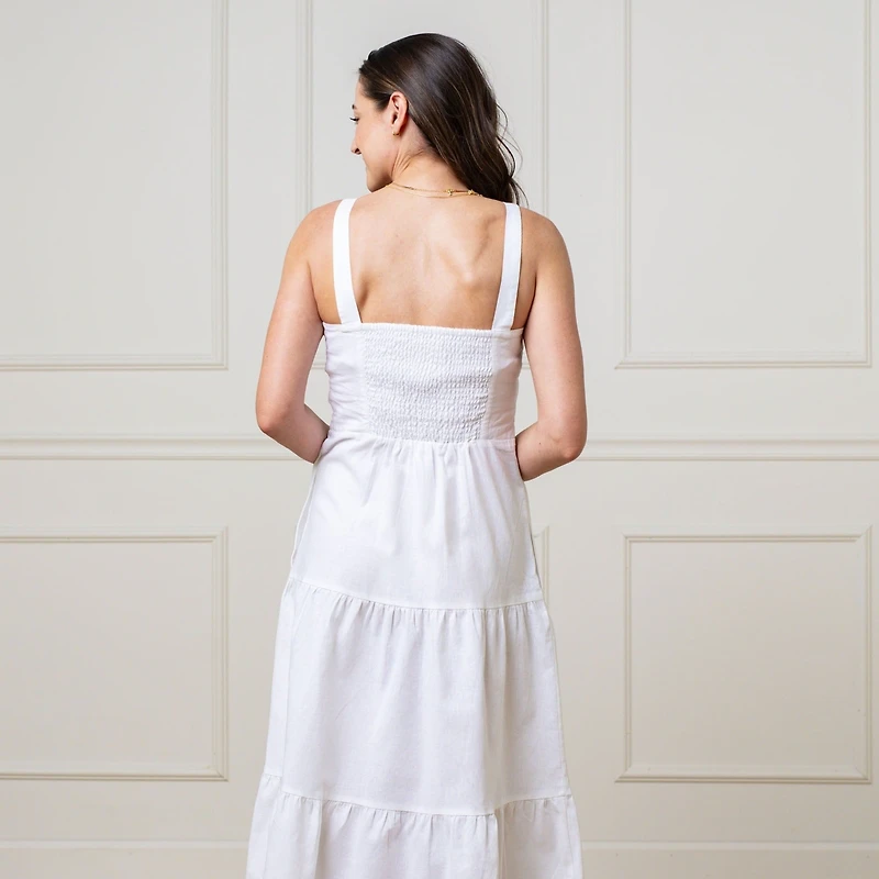 Hope & Henry Women's Tiered Wrap Dress